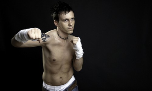 Thaiboxer in Action